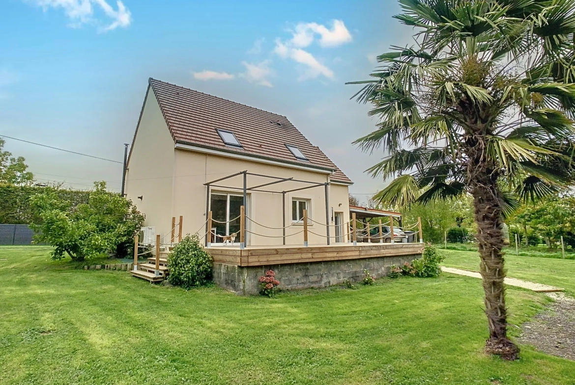 Pavillon rénové avec terrain clos proche de Villers-Bocage et Caen 