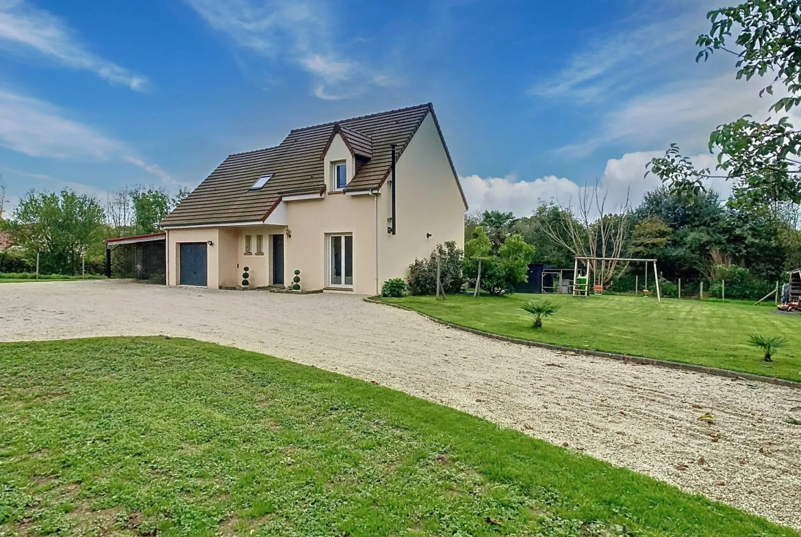 Pavillon rénové avec terrain clos proche de Villers-Bocage et Caen 