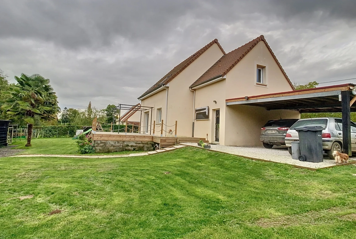Pavillon rénové avec terrain clos proche de Villers-Bocage et Caen 