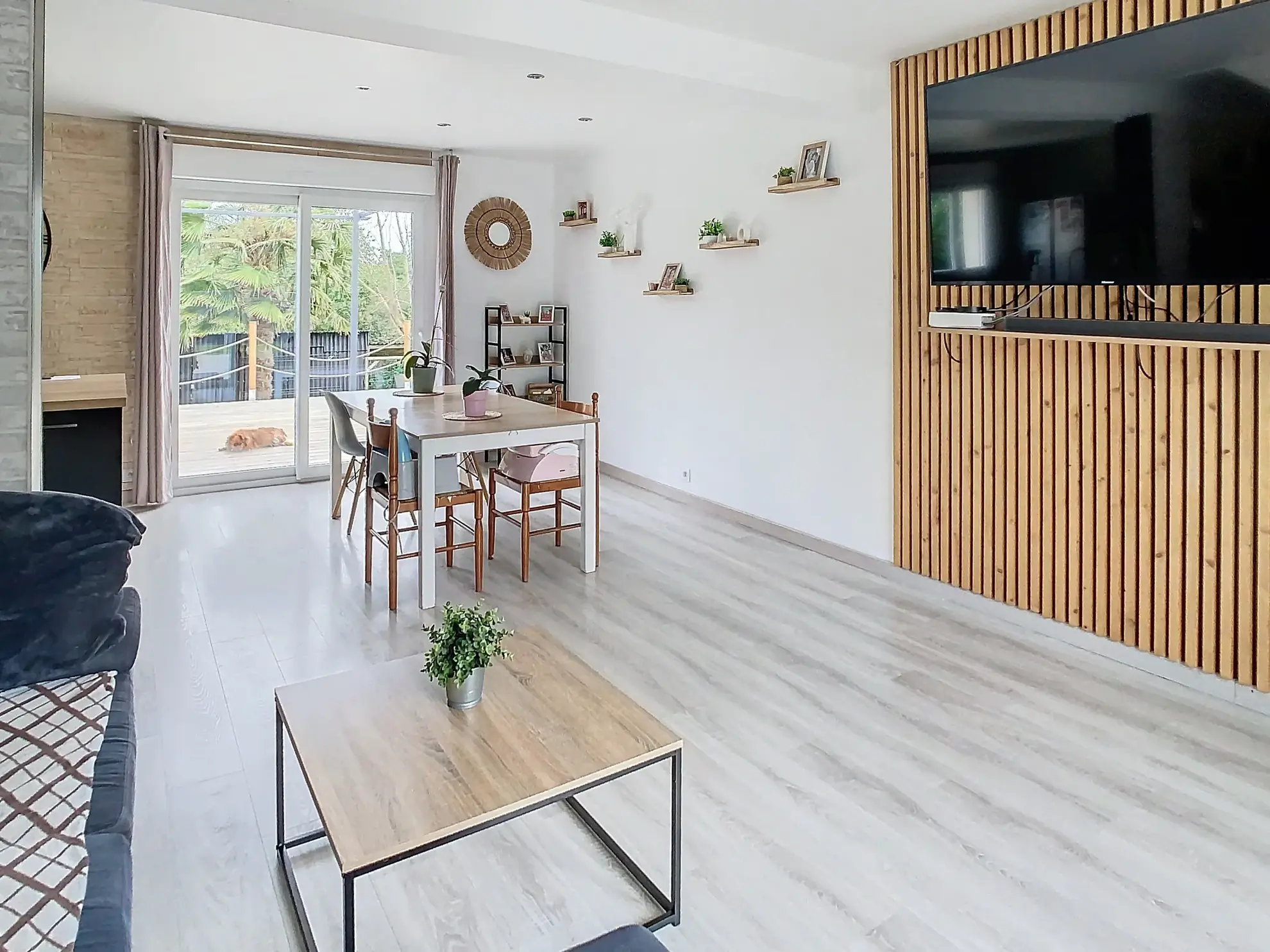 Pavillon rénové avec terrain clos proche de Villers-Bocage et Caen 