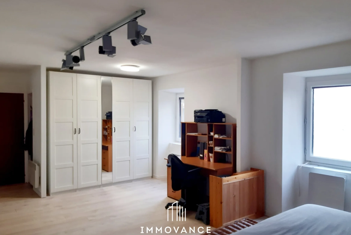 Belle maison en pierre avec duplex et T1, vue panoramique sur la vallée du Tarn à Compeyre 