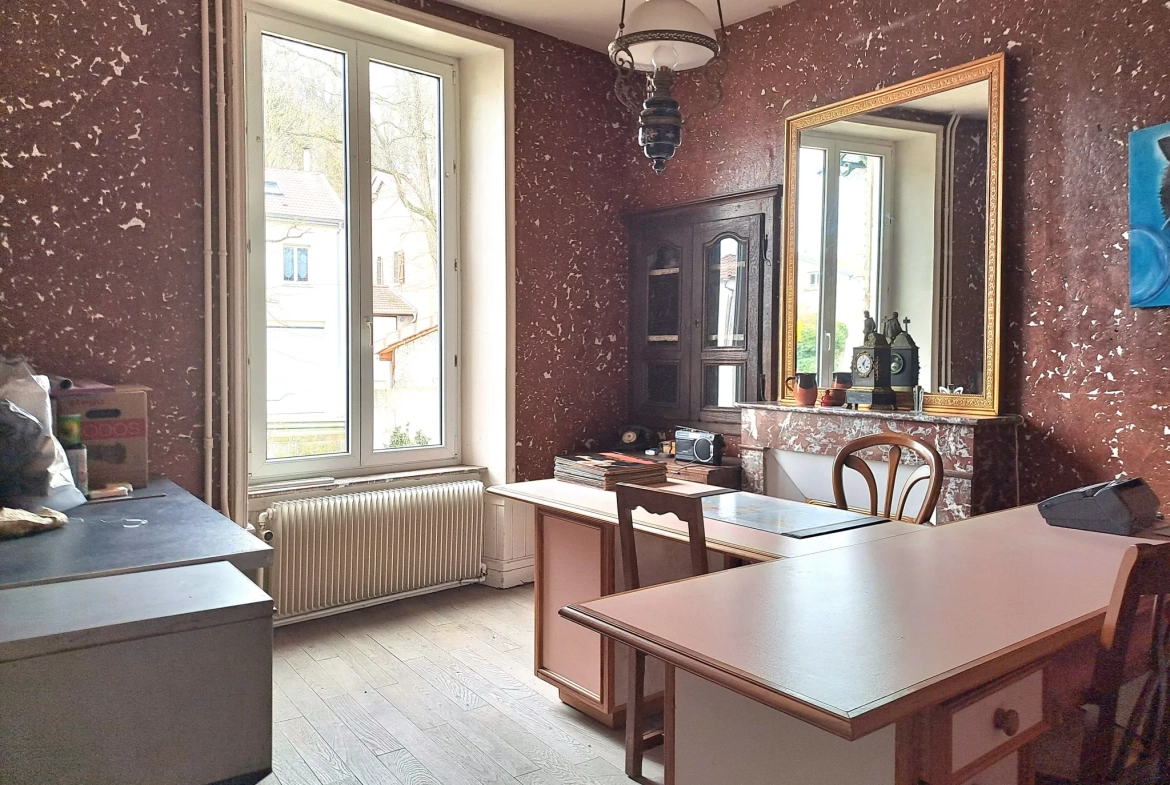 Maison de maître à Vézelise avec gros potentiel et espace professionnel 