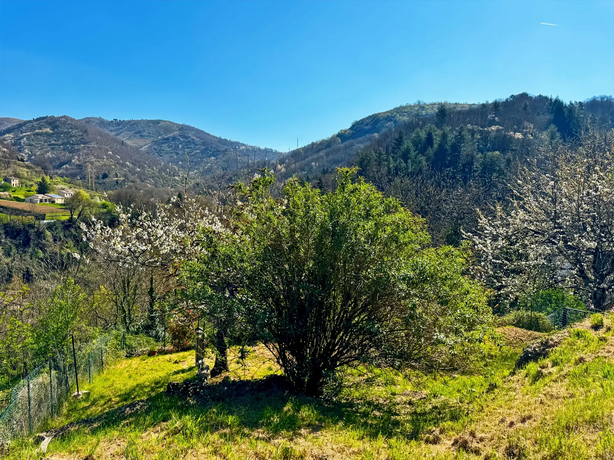 Maison atypique avec terrasse et vue montagne à Antraigues-sur-Volane 