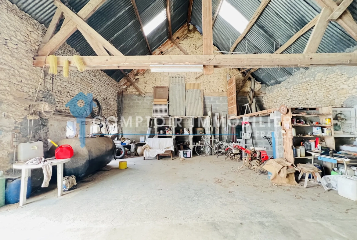 Maison en pierres avec dépendances et jardin à Auneau - 111 m² 