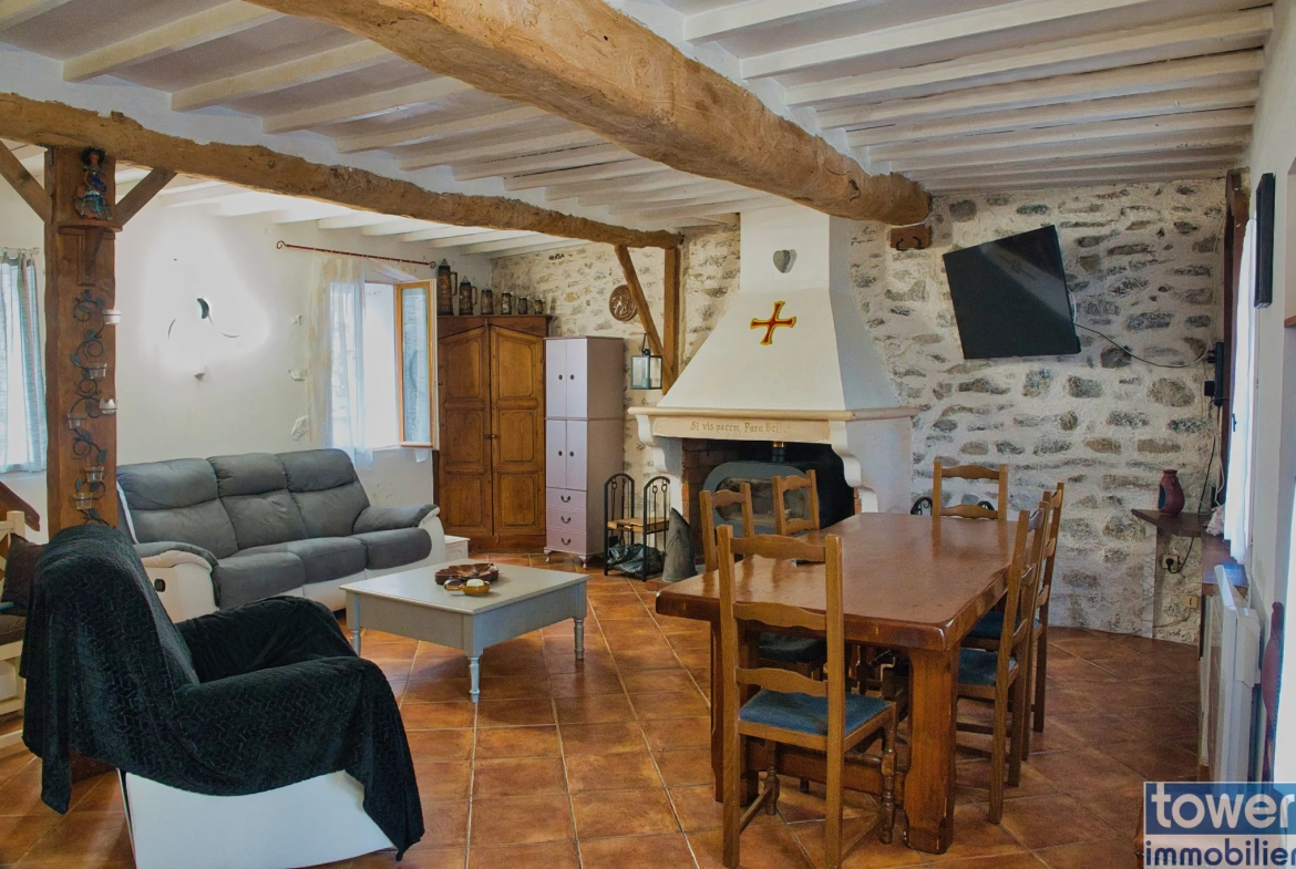 À vendre maison de village rénovée avec patio et jardin dans les Corbières 
