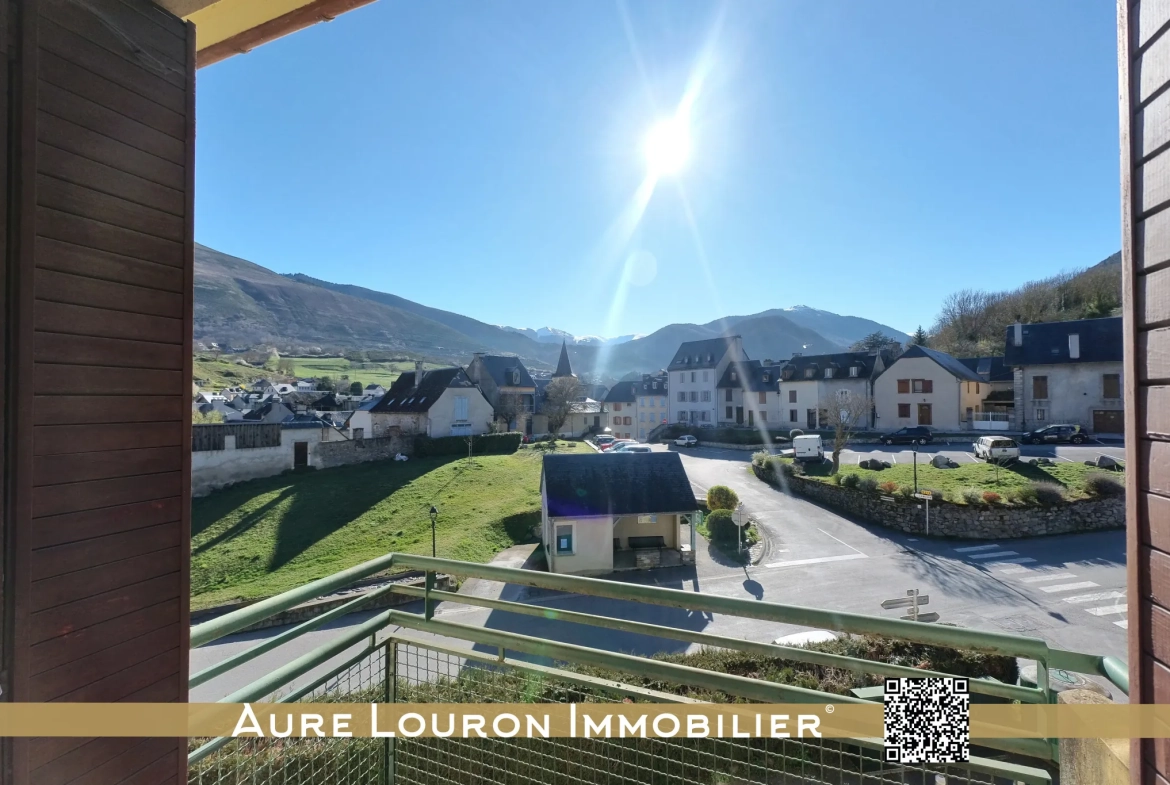 Appartement 4 pièces avec balcon à Arreau, vue Vallée - Investissement ou résidence 