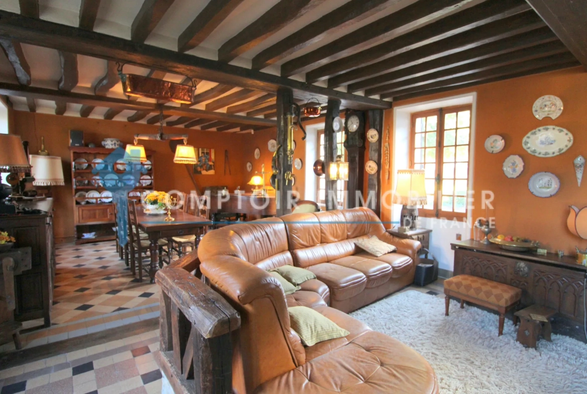 Maison de charme à vendre proche de Pacy-sur-Eure, 165 m2 avec terrain de 555 m2 