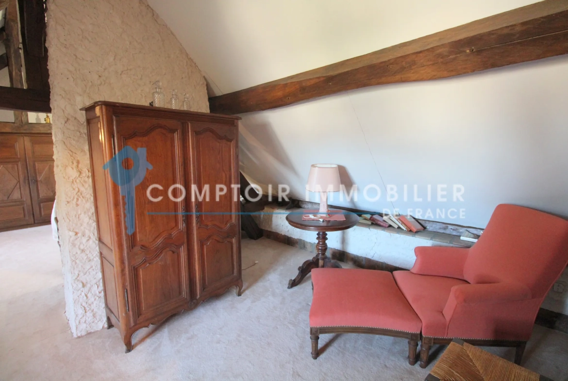 Maison de charme à vendre proche de Pacy-sur-Eure, 165 m2 avec terrain de 555 m2 