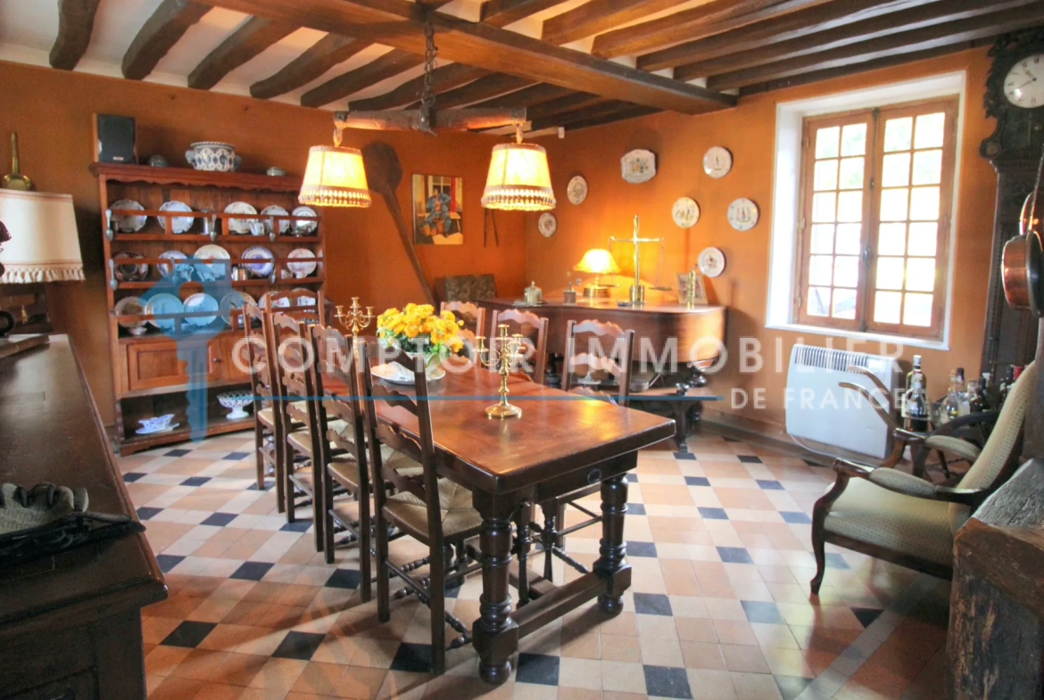 Maison de charme à vendre proche de Pacy-sur-Eure, 165 m2 avec terrain de 555 m2 