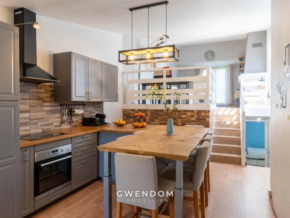 Vente d’un triplex lumineux avec terrasse à Torcy dans le quartier du Clos