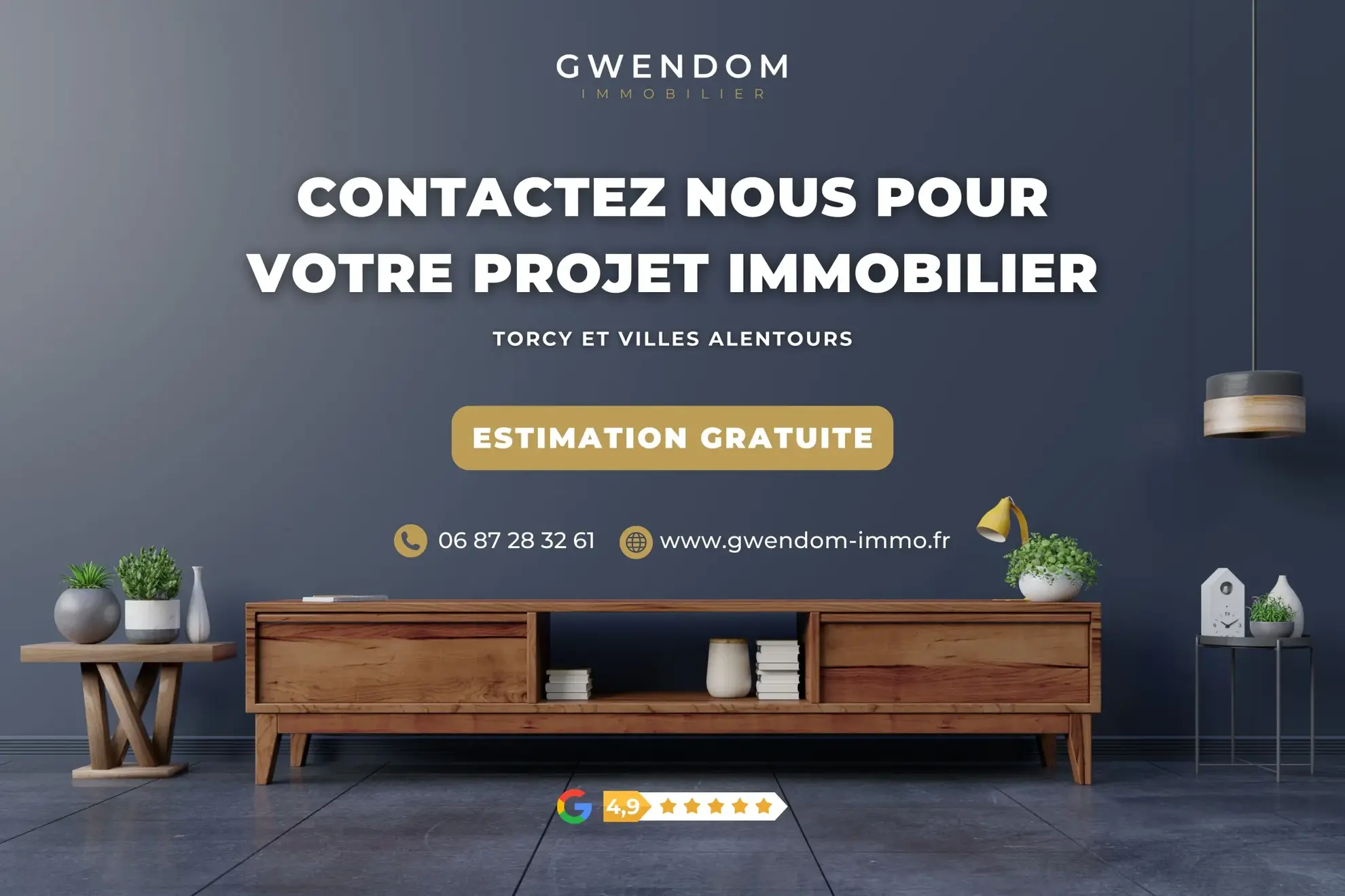 Vente d’un triplex lumineux avec terrasse à Torcy dans le quartier du Clos 
