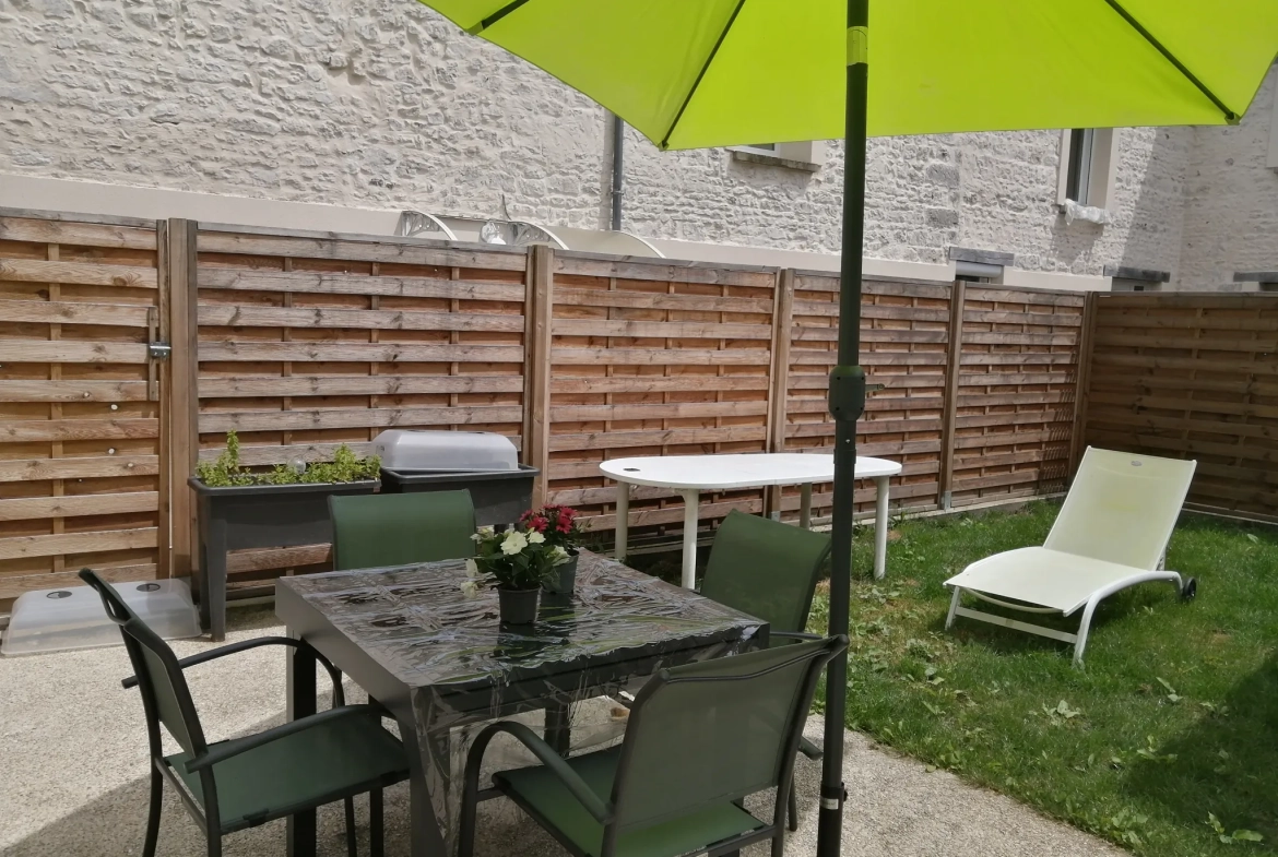 Maison de village rénovée à Limetz Villez avec jardin et caves voûtées 