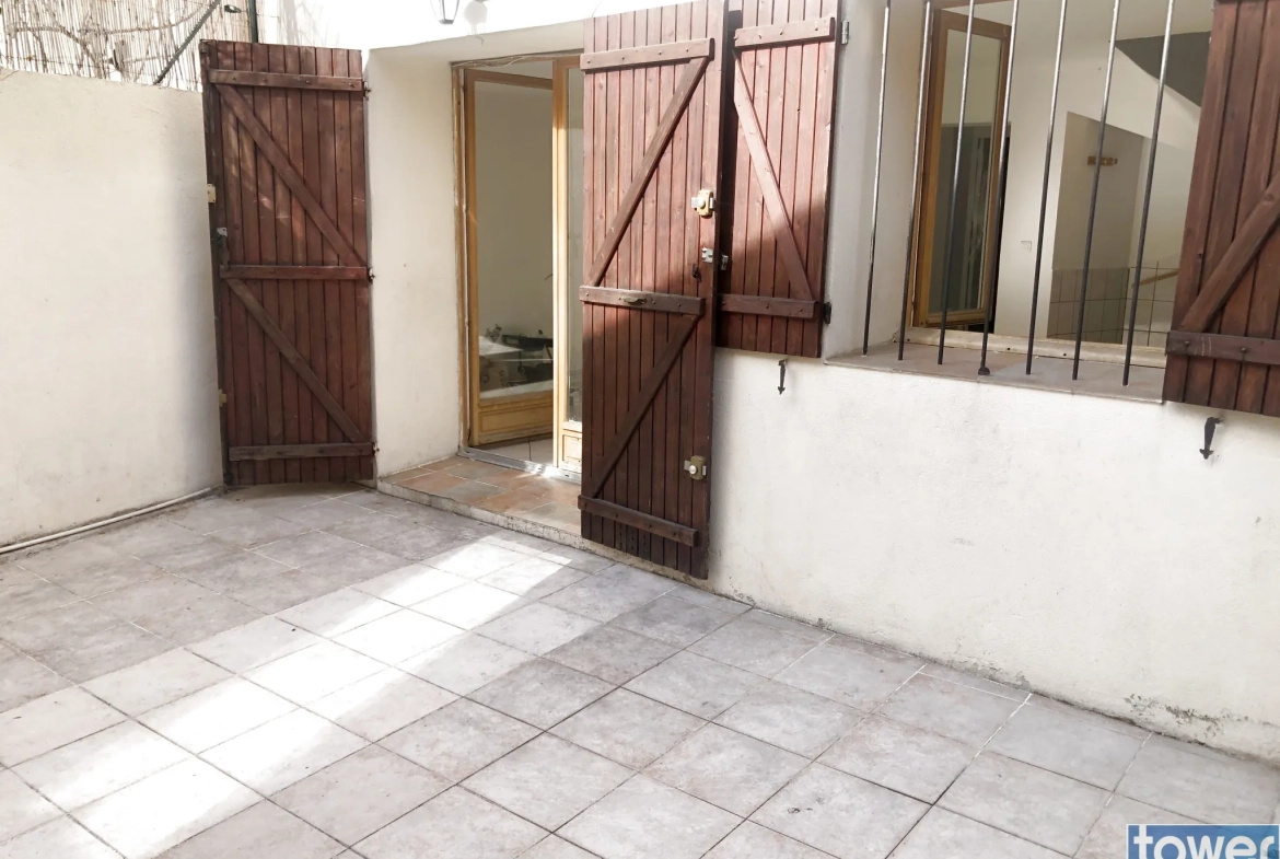 Maison T4 rénovée avec terrasse à Marseille, secteur Aygalades 