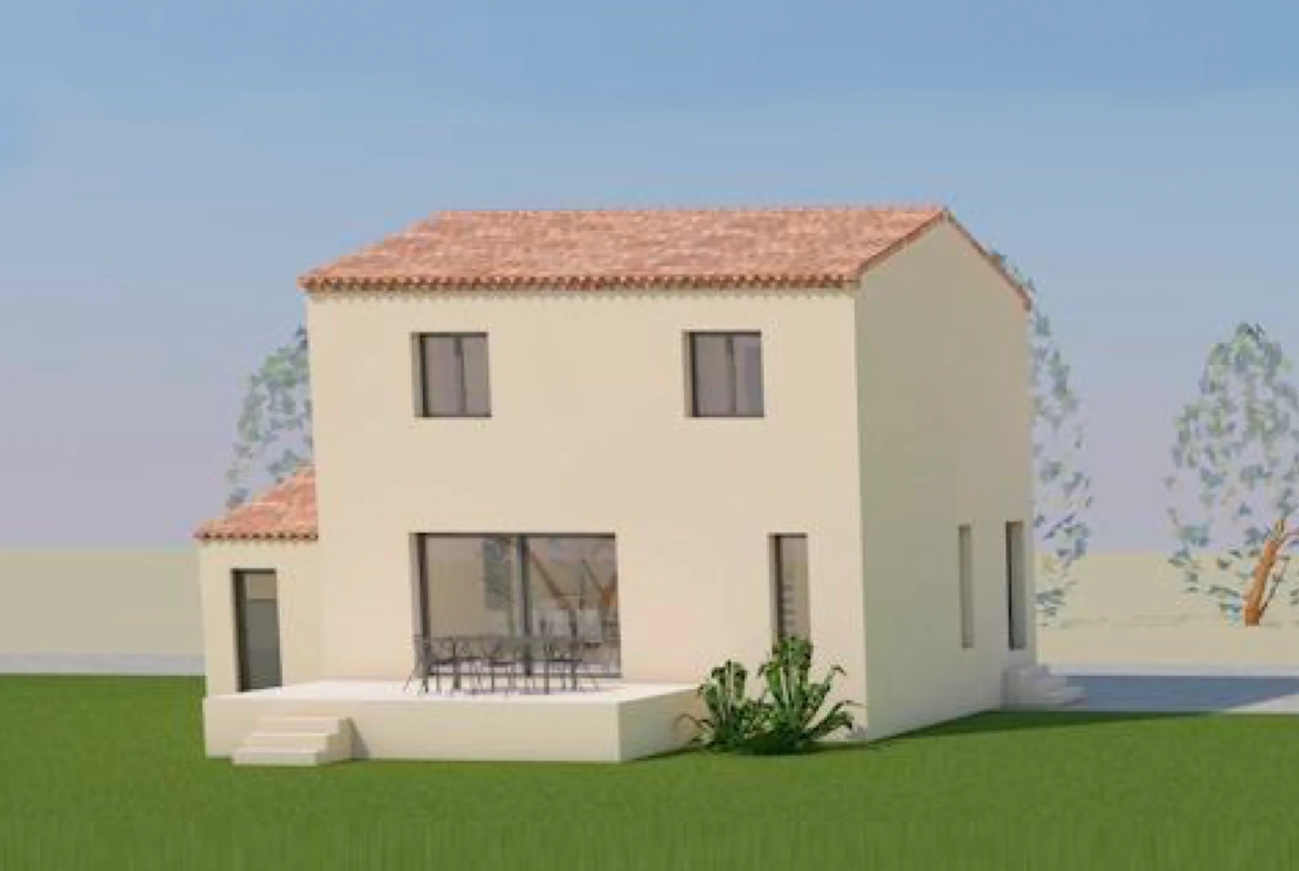 Maison neuve de 95 m² à Camaret-sur-Aigues avec garage et terrasse plein sud 