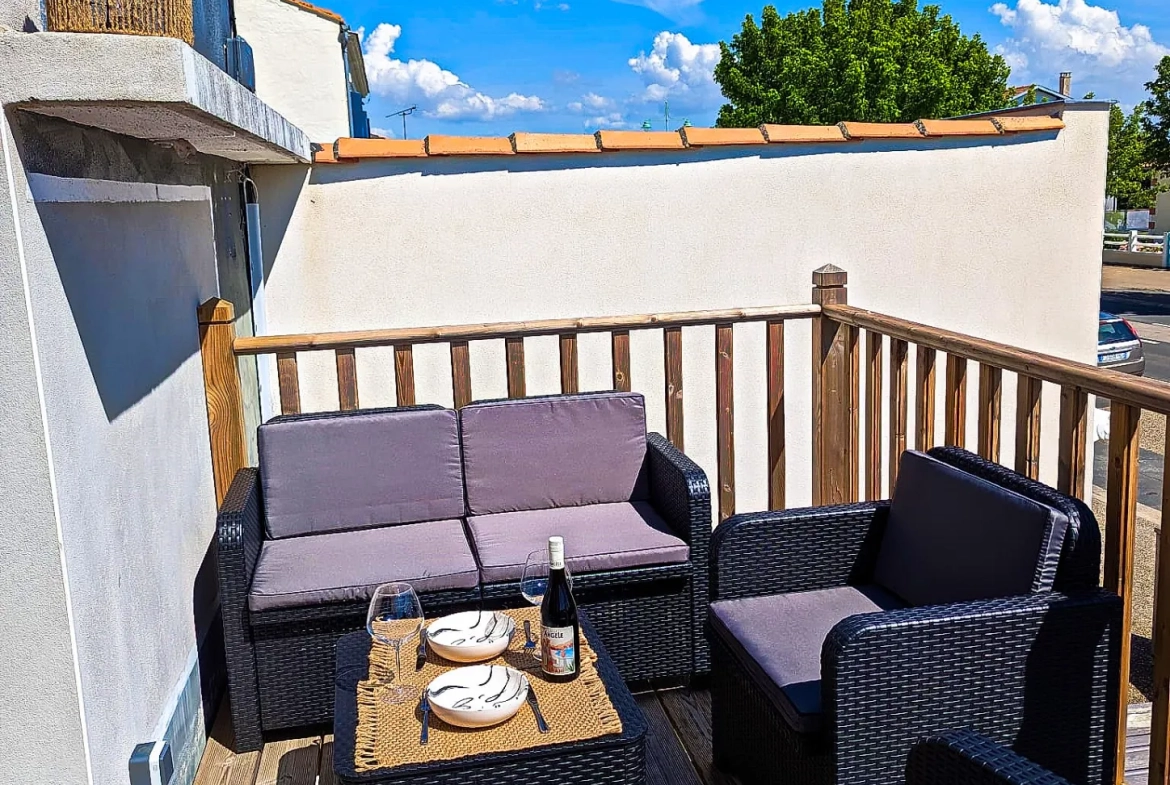 Appartement loft moderne à Tonnay Charente avec terrasse et stationnement 
