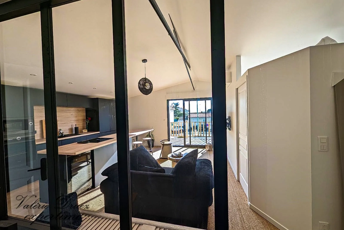 Appartement loft moderne à Tonnay Charente avec terrasse et stationnement 