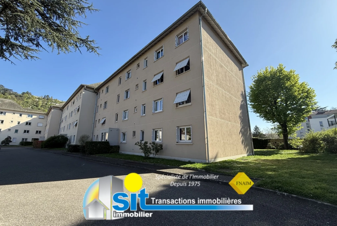 Appartement T5 avec terrasse à Vienne - Résidence sécurisée et proche nature 