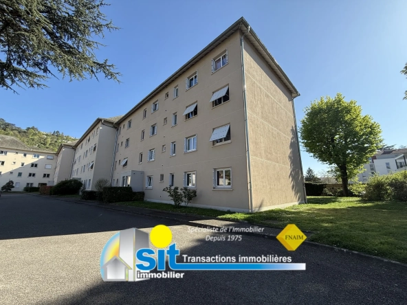 Appartement T5 avec terrasse à Vienne - Résidence sécurisée et proche nature 