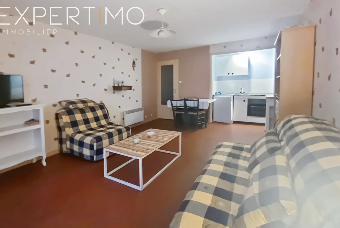 Studio à Fromentine de 26 m² avec terrasse, parking et proximité plage 