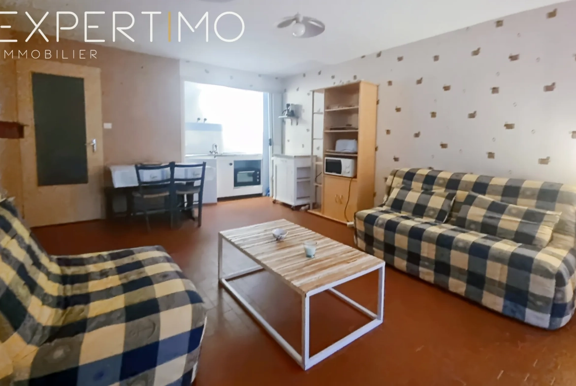 Studio à Fromentine de 26 m² avec terrasse, parking et proximité plage 