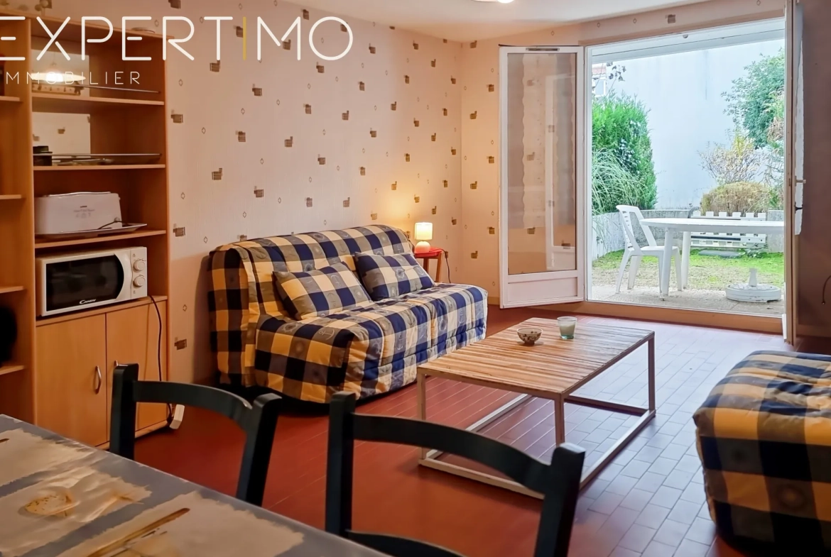 Studio à Fromentine de 26 m² avec terrasse, parking et proximité plage 