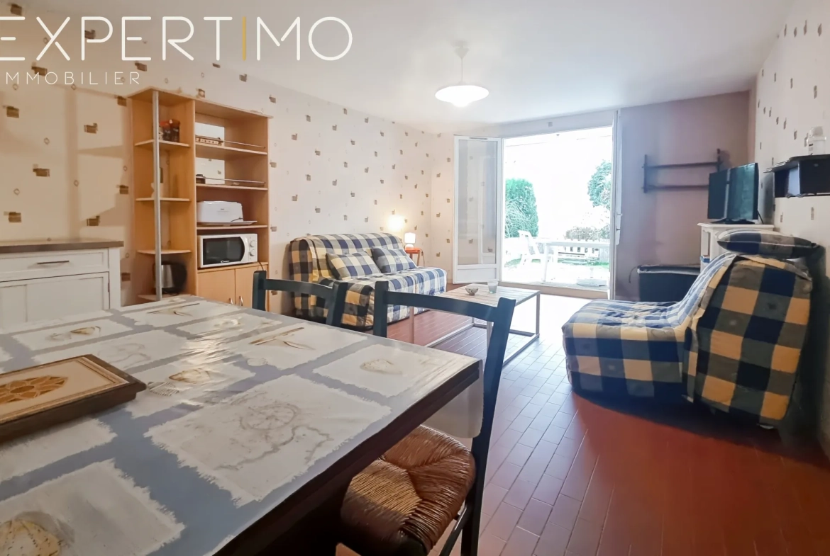 Studio à Fromentine de 26 m² avec terrasse, parking et proximité plage 