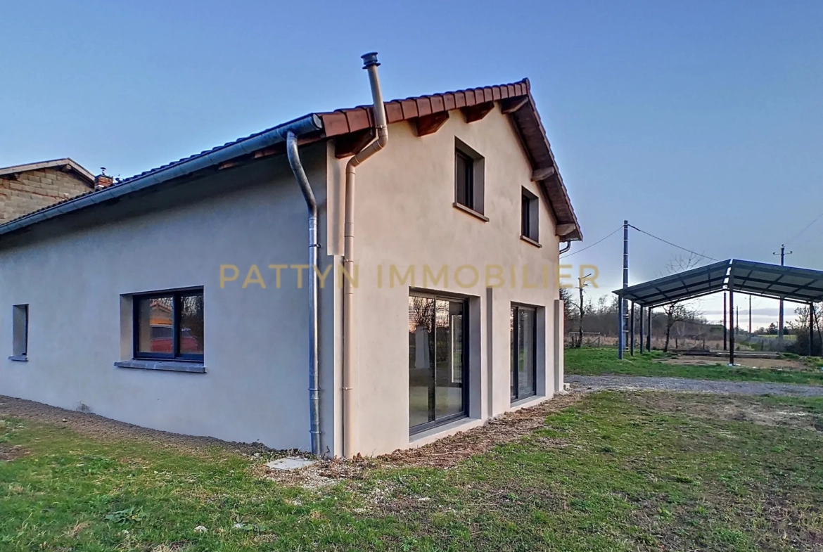 Maison de 120 m² à aménager avec grand terrain proche Châtillon-sur-Chalaronne 