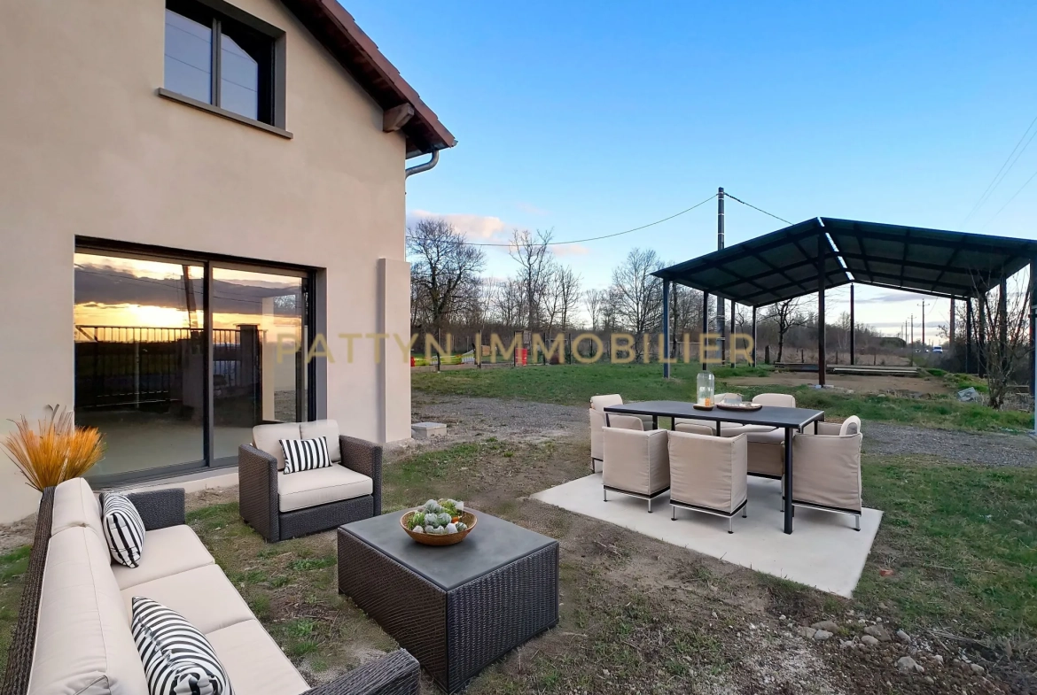 Maison de 120 m² à aménager avec grand terrain proche Châtillon-sur-Chalaronne 