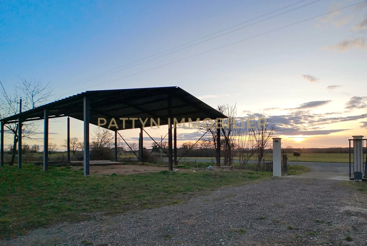 Maison de 120 m² à aménager avec grand terrain proche Châtillon-sur-Chalaronne 