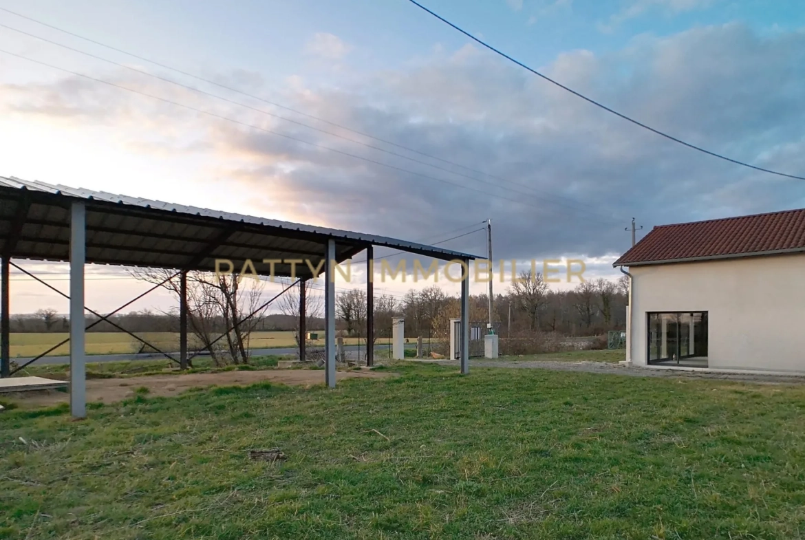 Maison de 120 m² à aménager avec grand terrain proche Châtillon-sur-Chalaronne 