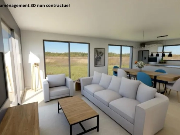 Maison de 120 m² à aménager avec grand terrain proche Châtillon-sur-Chalaronne