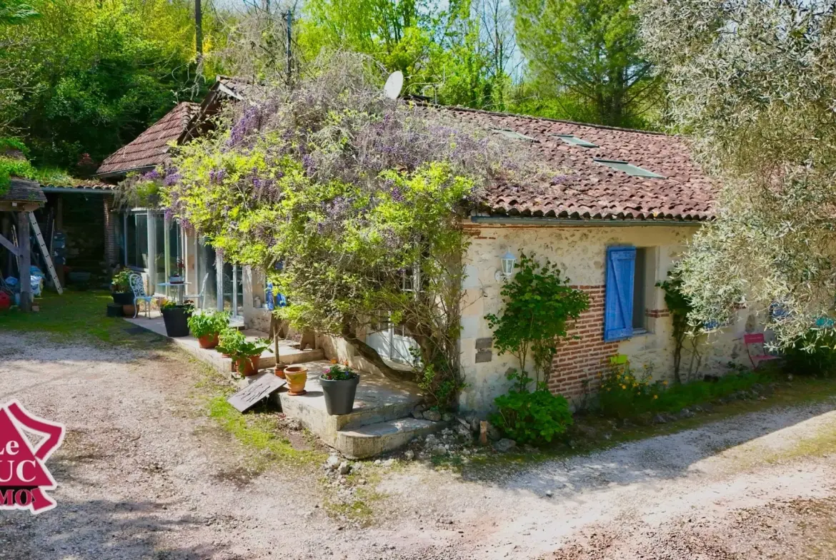 Belle maison rénovée avec vue sur la vallée, piscine et potentiel locatif à Penne d’Agenais 