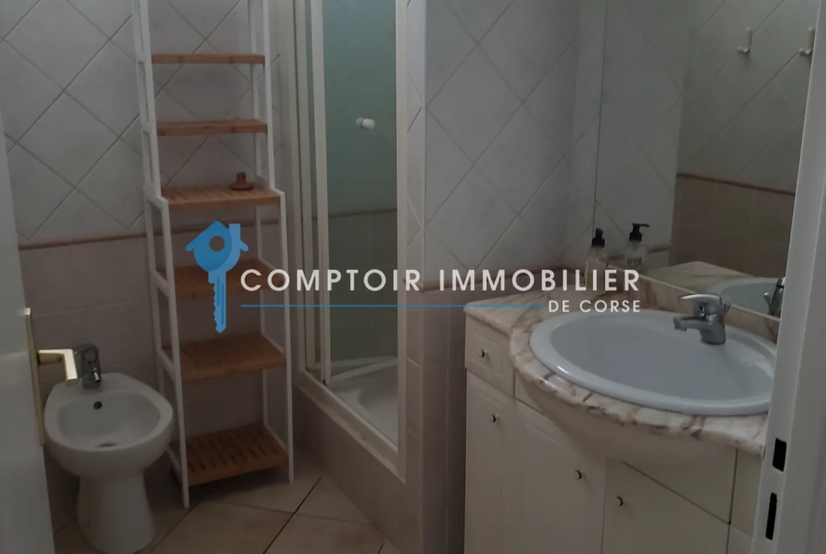 A vendre appartement F5 avec vue mer à Bastia - Résidence sécurisée 