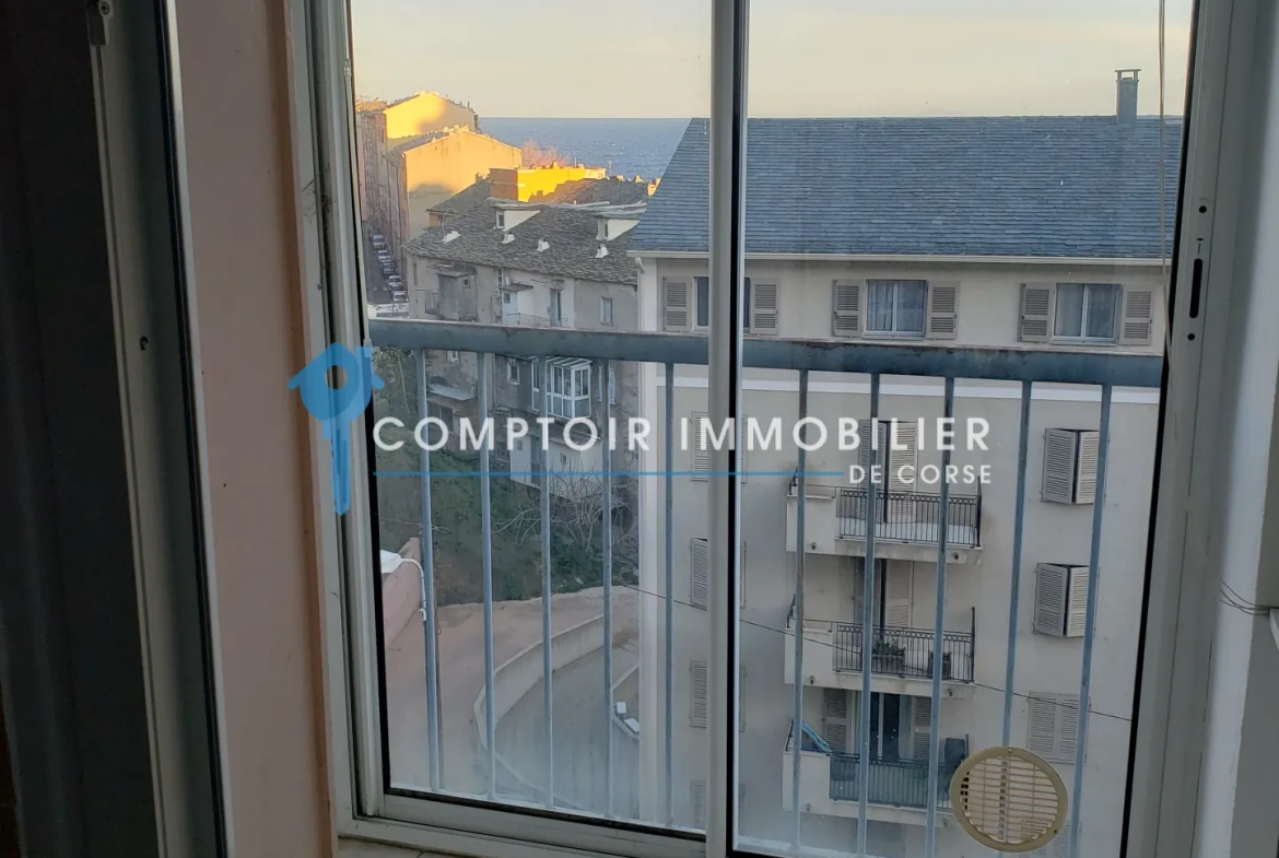 A vendre appartement F5 avec vue mer à Bastia - Résidence sécurisée 