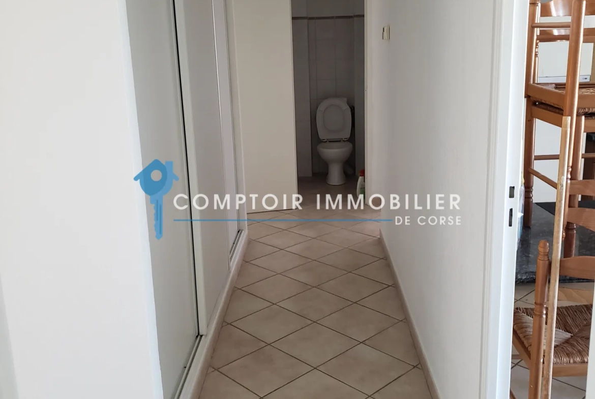 A vendre appartement F5 avec vue mer à Bastia - Résidence sécurisée 