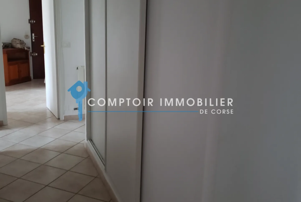 A vendre appartement F5 avec vue mer à Bastia - Résidence sécurisée 