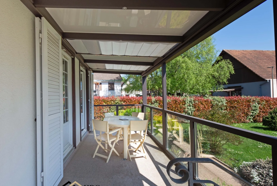 Maison de plain-pied à Betschdorf de 102 m² sur terrain de 861 m² avec terrasse ensoleillée 
