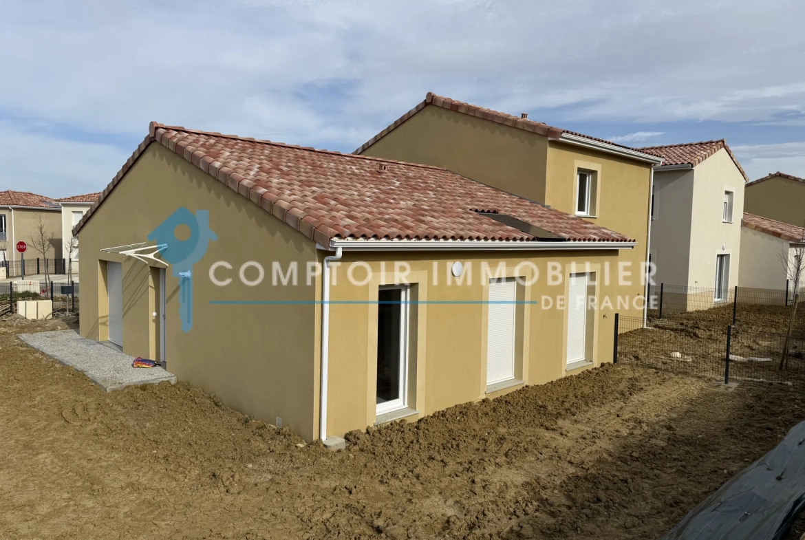 Villa T4 à vendre à Gragnague – 81 m² avec jardin clos 