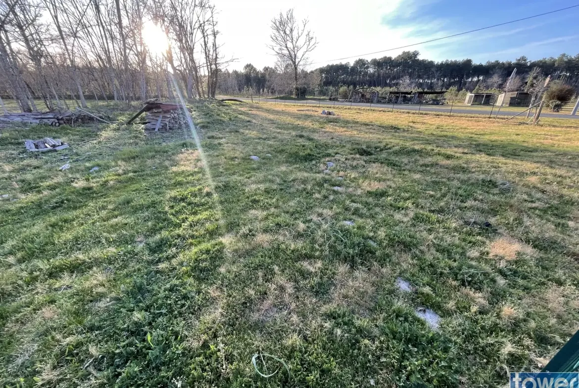 Terrain constructible à Escaudes (33) de 2251 m², vue imprenable, viabilisé à prévoir 