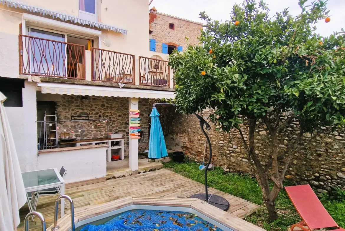 Belle maison avec piscine, jardin et vue à Saint-Jean-Pla-de-Corts 