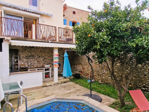 Belle maison avec piscine, jardin et vue à Saint-Jean-Pla-de-Corts