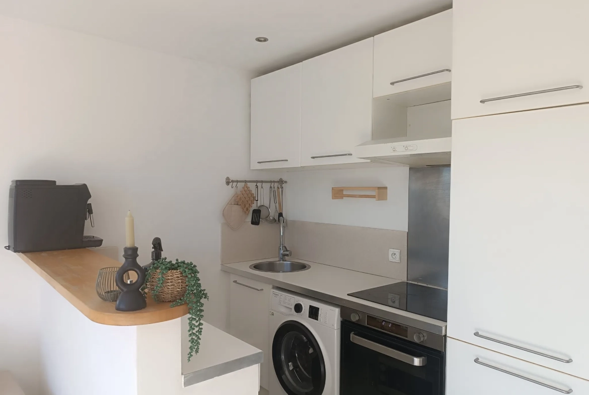 Appartement 2 pièces rénové avec balcon et parking à La Valentine 