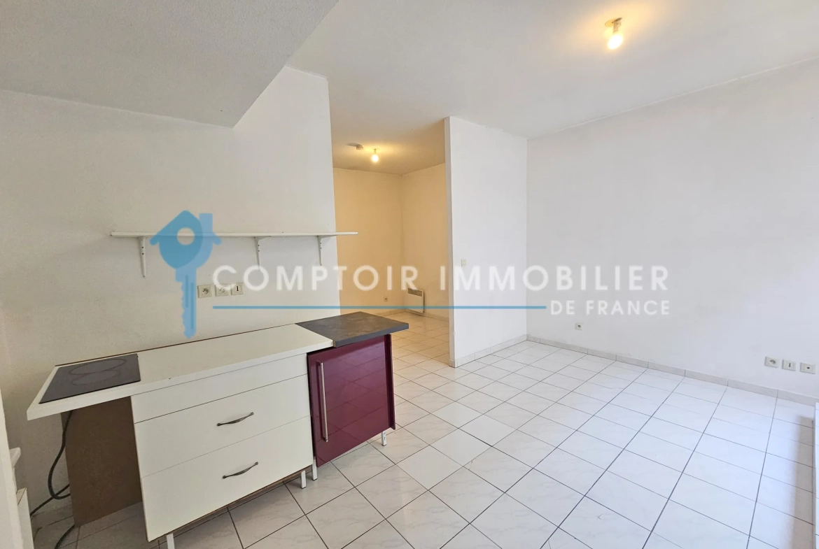 Appartement T2 de 31 m² avec terrasse et parking à Montpellier Clemenceau 