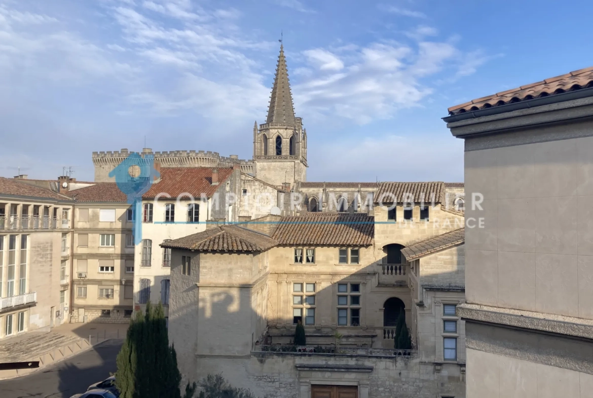 Appartement traversant avec vue sur le Rhône à Tarascon (13150), 87 m² 