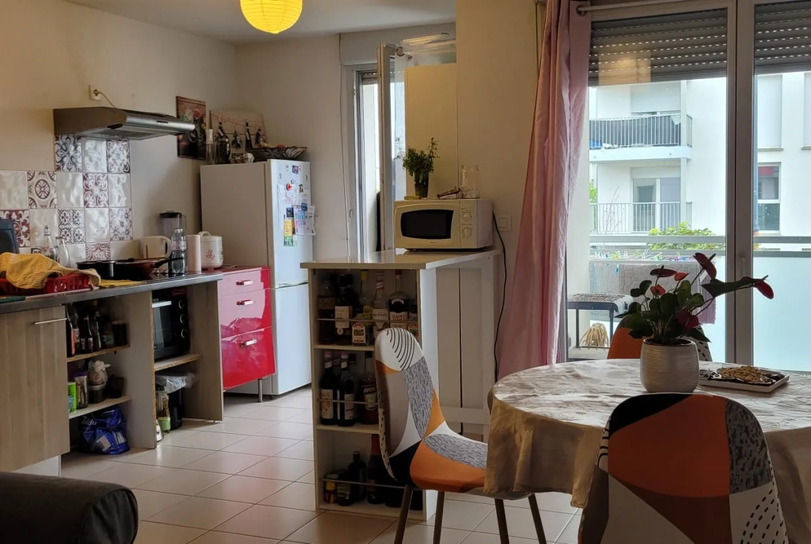 Appartement T3 loué de 62 m² à Toulouse avec parking et résidence sécurisée 