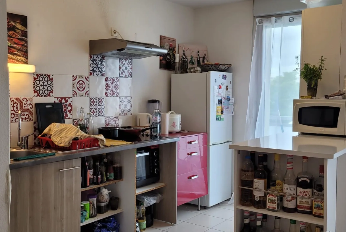 Appartement T3 loué de 62 m² à Toulouse avec parking et résidence sécurisée 