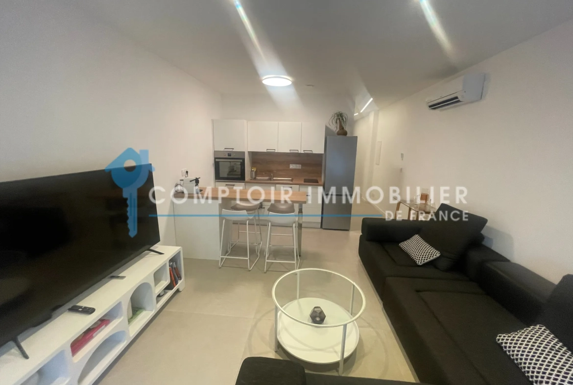 Appartement T3 à vendre à Sète - Résidence haussmannienne face au théâtre Molière 