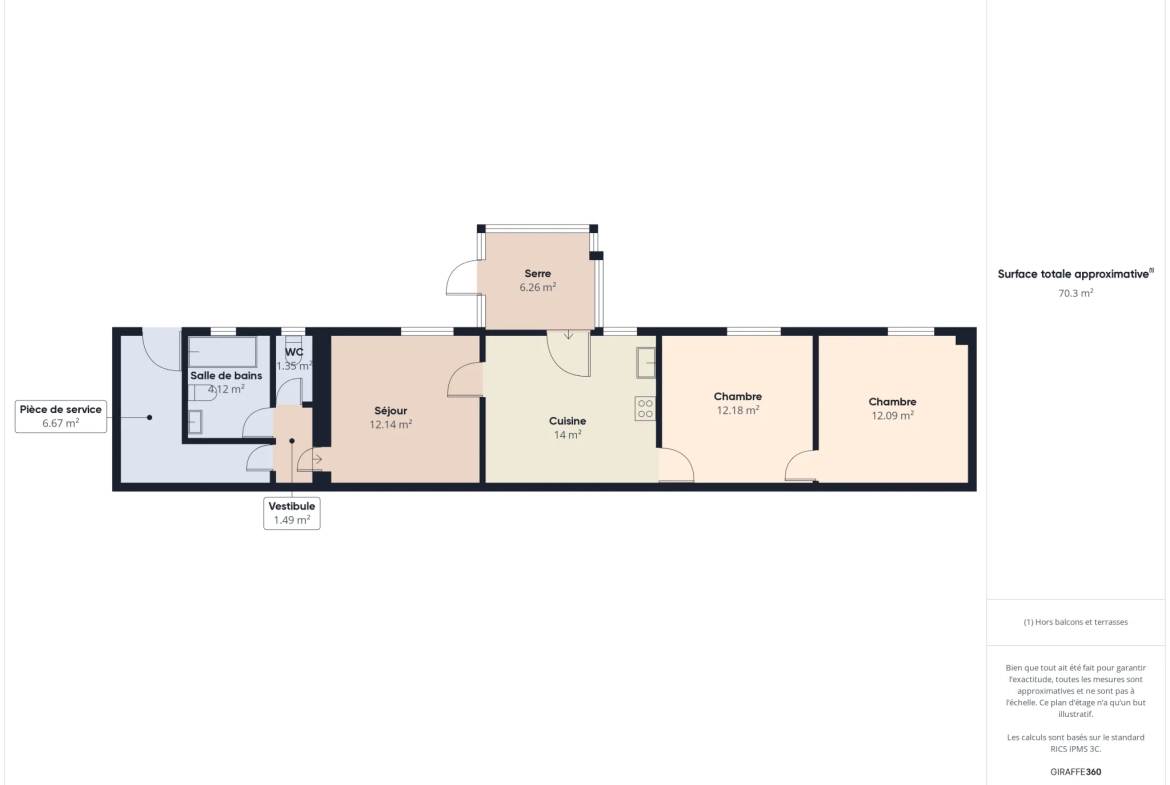 Maison de plain-pied de 65 m² à Imphy à vendre, rénovations à prévoir 