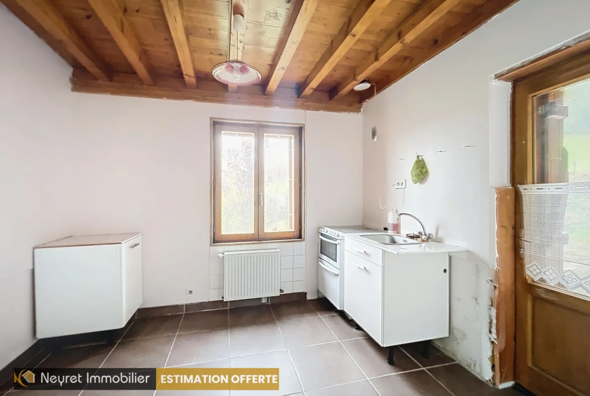 Villa en pierre avec 4 chambres à Larajasse - Maison confortable avec terrain 