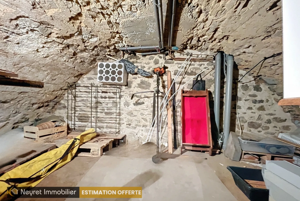 Villa en pierre avec 4 chambres à Larajasse - Maison confortable avec terrain 